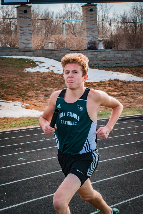 Holy Family Track Competes at True Team Section Meet