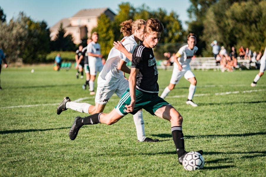 Holy Family Boys Varsity Soccer vs Monticello: Bennett Creager (10) 20
