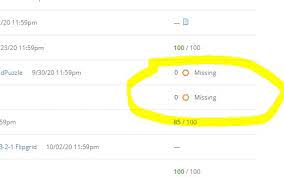how to get rid of missing assignments on schoology